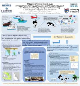 Poster presented by Lauren McWhinnie at the Salish Sea Conference in Vancouver